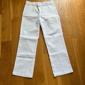 WHITE dickies 874 original fit pants - size 32x30